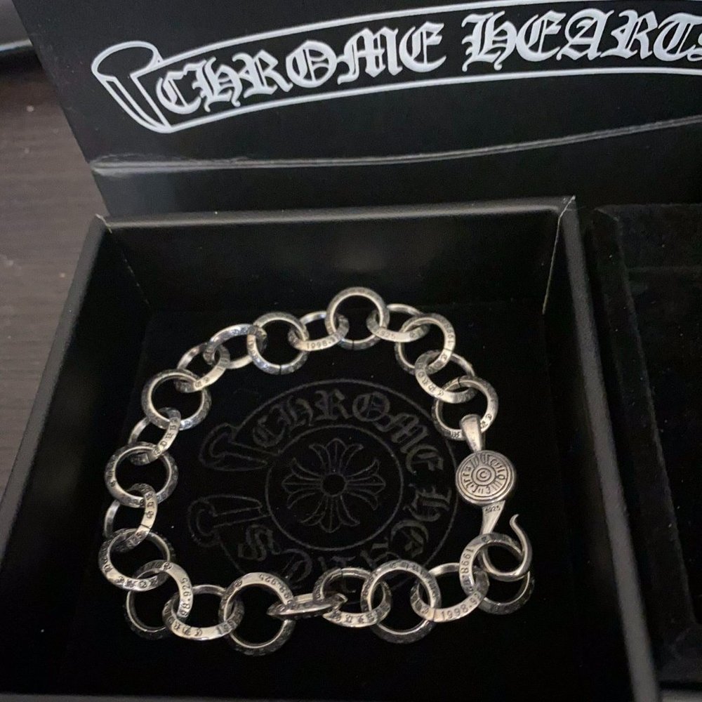 Chrome Hearts Silver Circlet Bracelet 925 Adjustable